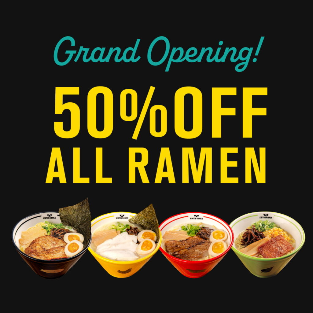 King East Toronto Grand Opening! 50% Off Ramen