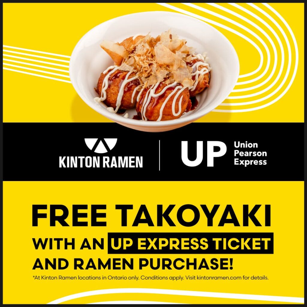 Free Takoyaki for UP Express Riders!