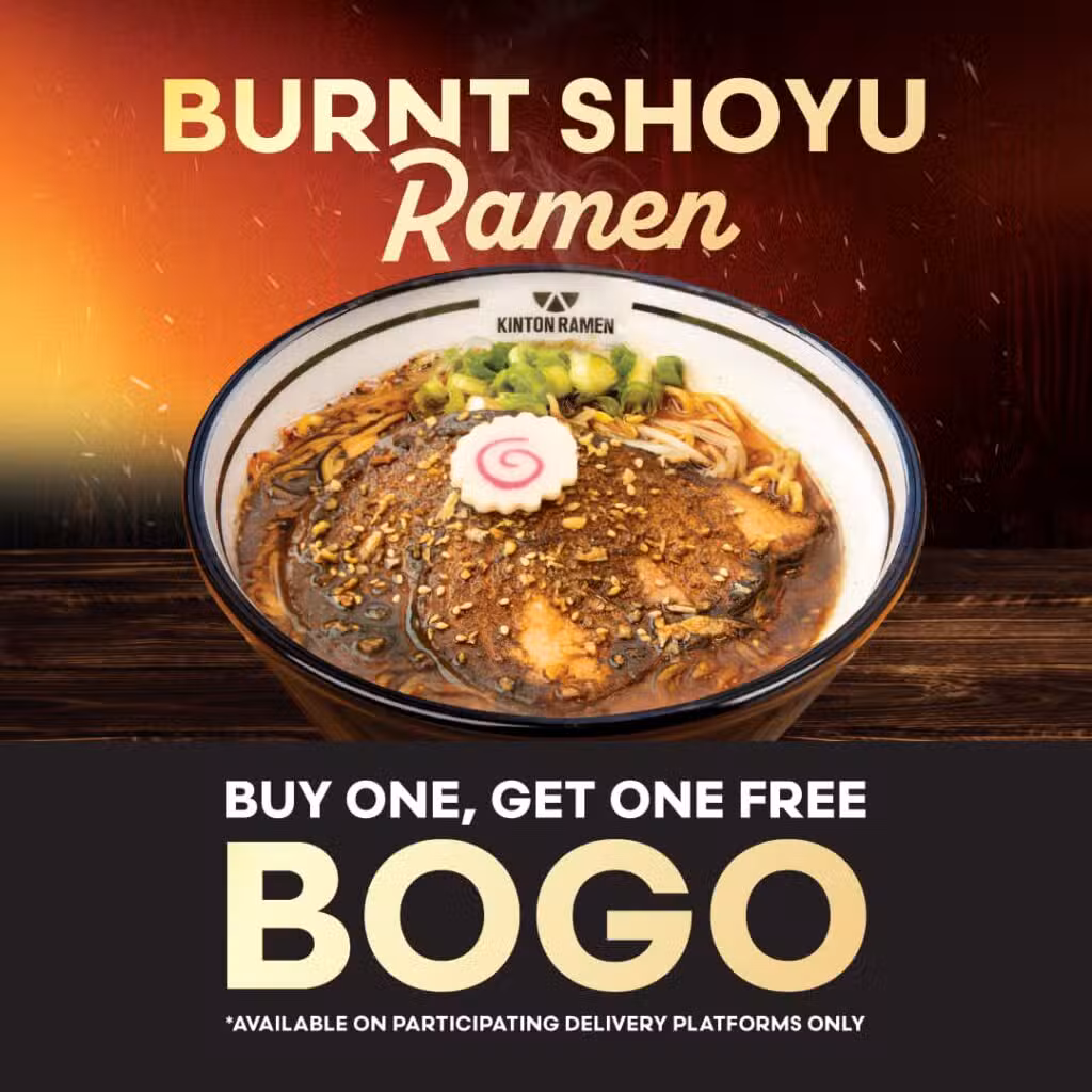 Fan Favourite Burnt Shoyu Ramen Returns—Now with a BOGO!